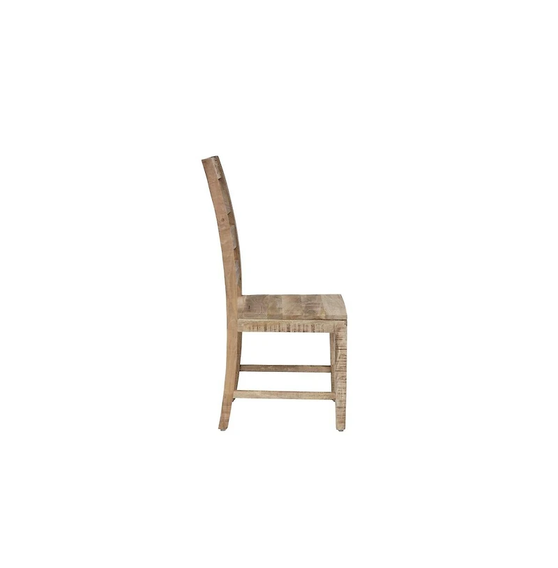 Porter Designs Berkshire Solid Wood Dining Chair, Brown (Set of 2)