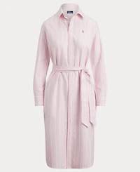 Polo Ralph Lauren Women's Belted Cotton Oxford Shirtdress