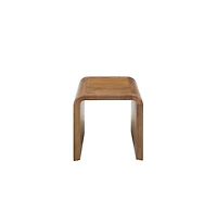 Porter Design Palencia Solid Mango Wood End Table, Natural