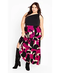 Avenue Women's Saskia Tiered Skirt