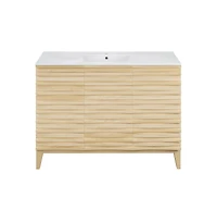 Swiss Madison Cascade 48'' Bathroom Vanity in Natural Oak