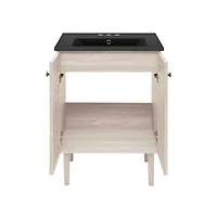 Swiss Madison 24" Freestanding Bathroom Vanity in Oak