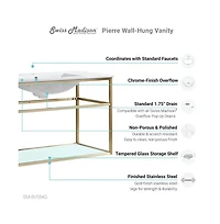 Swiss Madison Pierre Single, Open Shelf