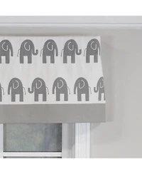 Rlf Home Ele Banded 100% Cotton with Fully Lined 3" Rod Pocket Valnance for Windows 50" x 15" Storm