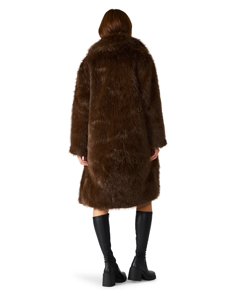 Steve Madden Women's Oversized Long Sleeves Coat