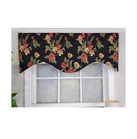 Rlf Home Luxurious Modern Design Classic Garland Regal Style Window Valance 50" x 17" Gold