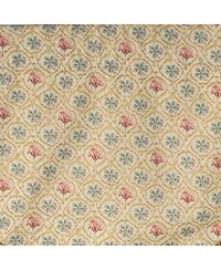 Rlf Home Lake Blossom Corded Cornice 100% Cotton with Fully Lined 3" Rod Pocket Valnance for Windows 50" x 17" Multi