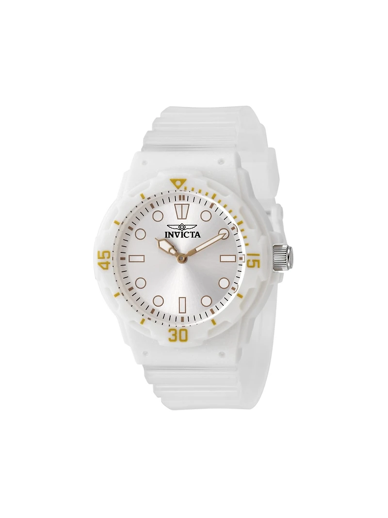 Invicta Women's 49204 Celestial Quartz 3 Hand Silver Dial Watch