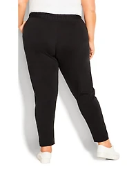 Avenue Women's Contrast Pocket Knit Pant