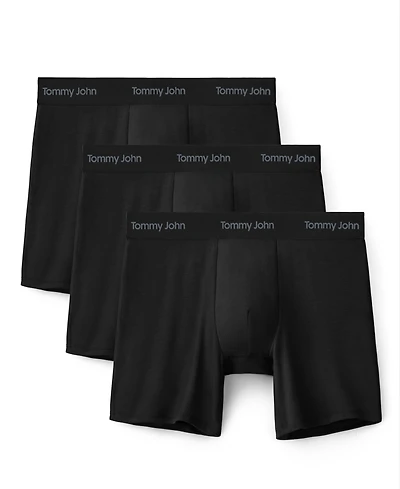 Tommy John Men's 3-Pack Tagless Boxer Briefs