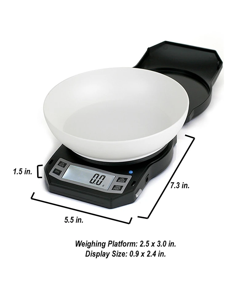 Lb-3000 Digital Bowl Scale, 6.6LB / 3KG
