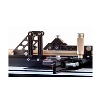 JessEm 06100 Miter Slide Ii Precision Miter Slot Accessory for Woodworking Router Tables with Dual Aluminum Tracks for Sleds, Jigs & Fixtures