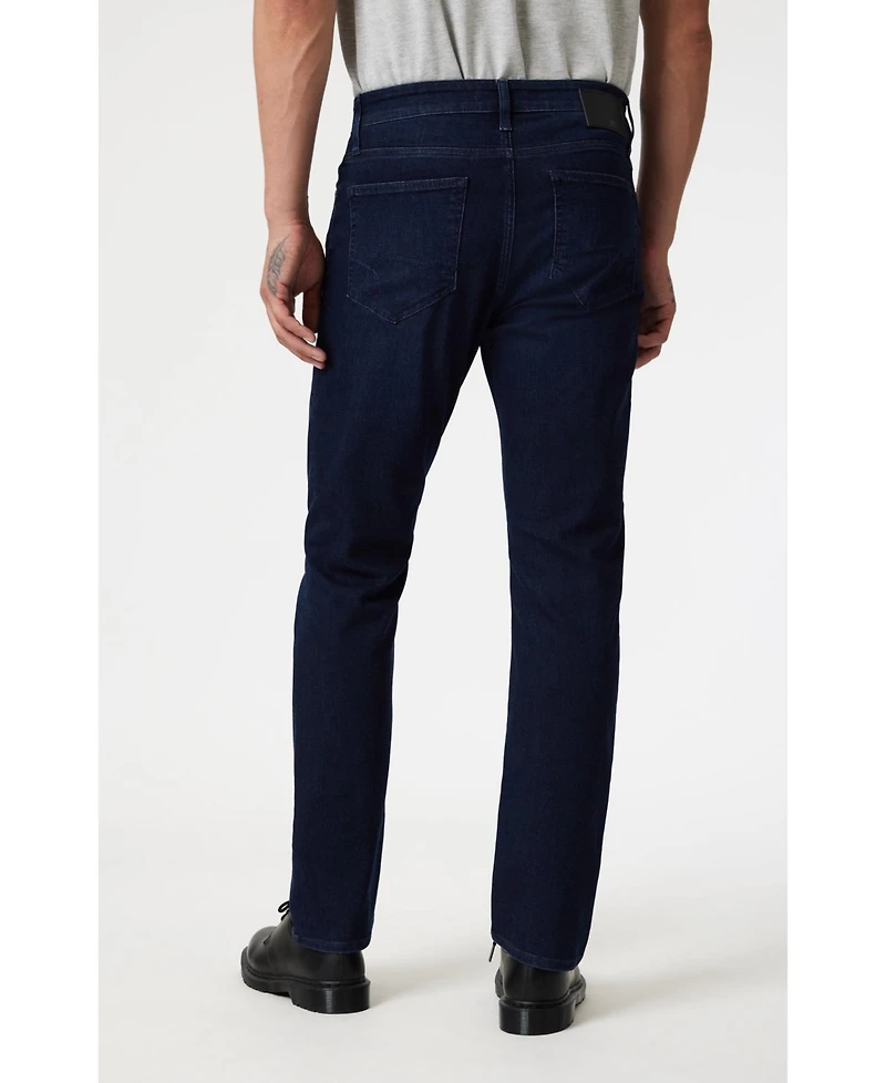 Mavi Jeans Men's Zach Straight Leg Ink Brushed Supermove