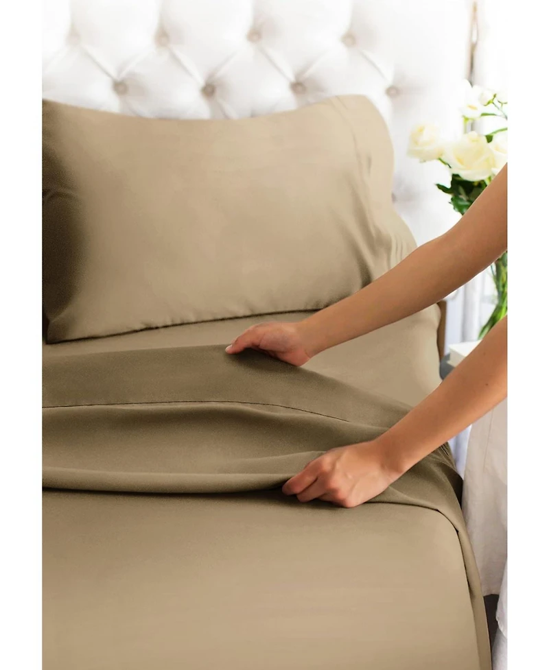 Microfiber Sheet Set 18" - 24" Inch Extra Deep Pocket California King