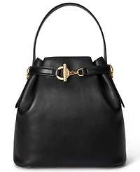 Lauren Ralph Leather Small Bucket Bag