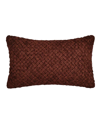 J Queen New York Sundance Chenille Boudoir Decorative Pillow, 12" x 21"