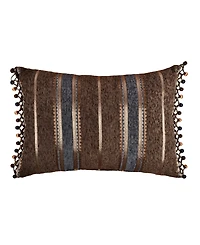 J Queen New York Sofia Chenille Damask Boudoir Decorative Pillow, 15" x 21"