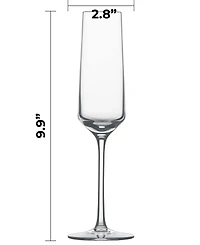 Zwiesel Glas Pure Champagne 7.3oz Set of 4