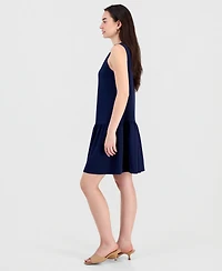 Robbie Bee Women's Drop-Waist Shift Dress