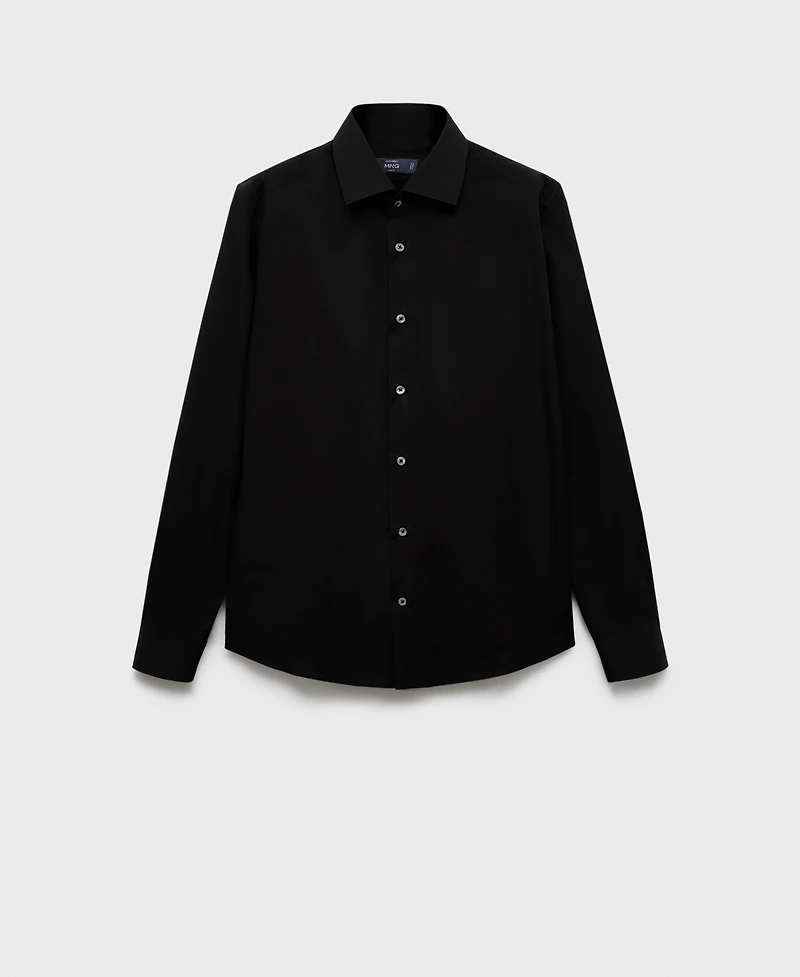 Mango Men's Cotton Slim-Fit Shirt