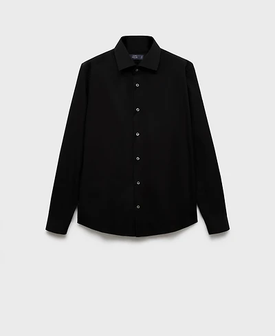 Mango Men's Cotton Slim-Fit Shirt