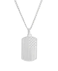 Macy's Men's Curb Chain Necklace in Sterling Silver