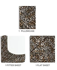 Beatrice Home Fashions Whimsical Printed Microfiber 3-Pc. Sheet Set, Twin