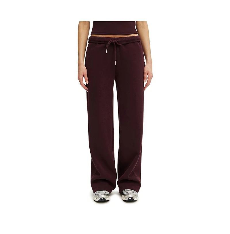 Cotton On Women's Active Plush Essential Straight Leg Sweatpant