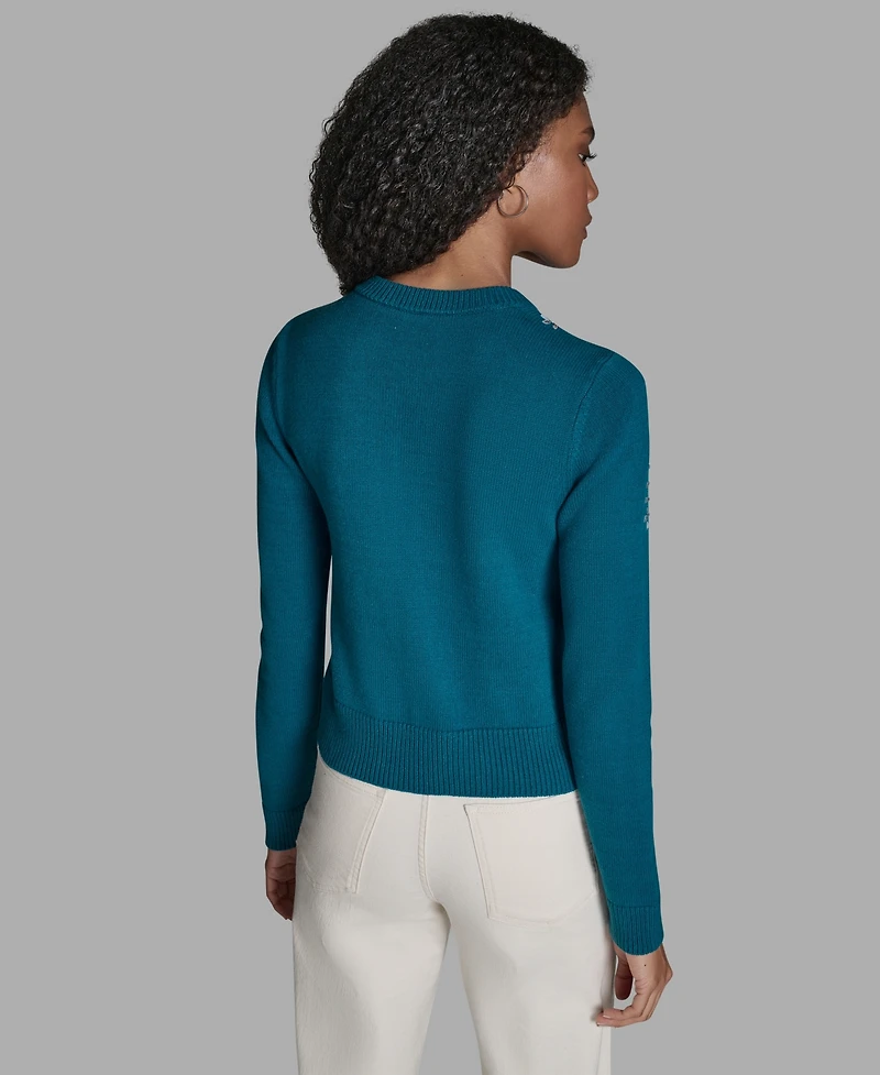 Bcbg Women's Embellished Button-Front Cardigan