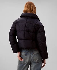 Calvin Klein Jeans Women's Monogram Puffer Long-Sleeve Jacket