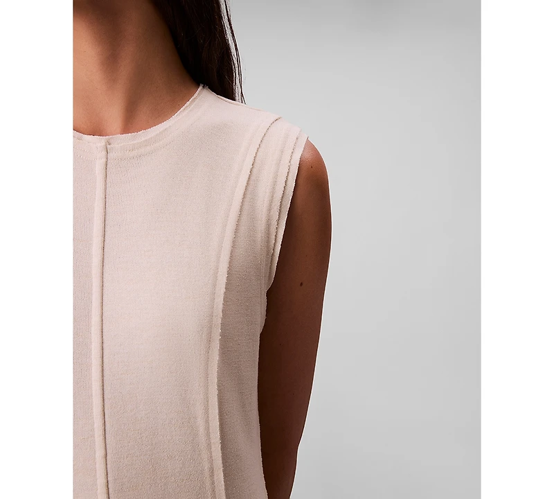 Calvin Klein Jeans Women's Crewneck Sleeveless Midi Dress