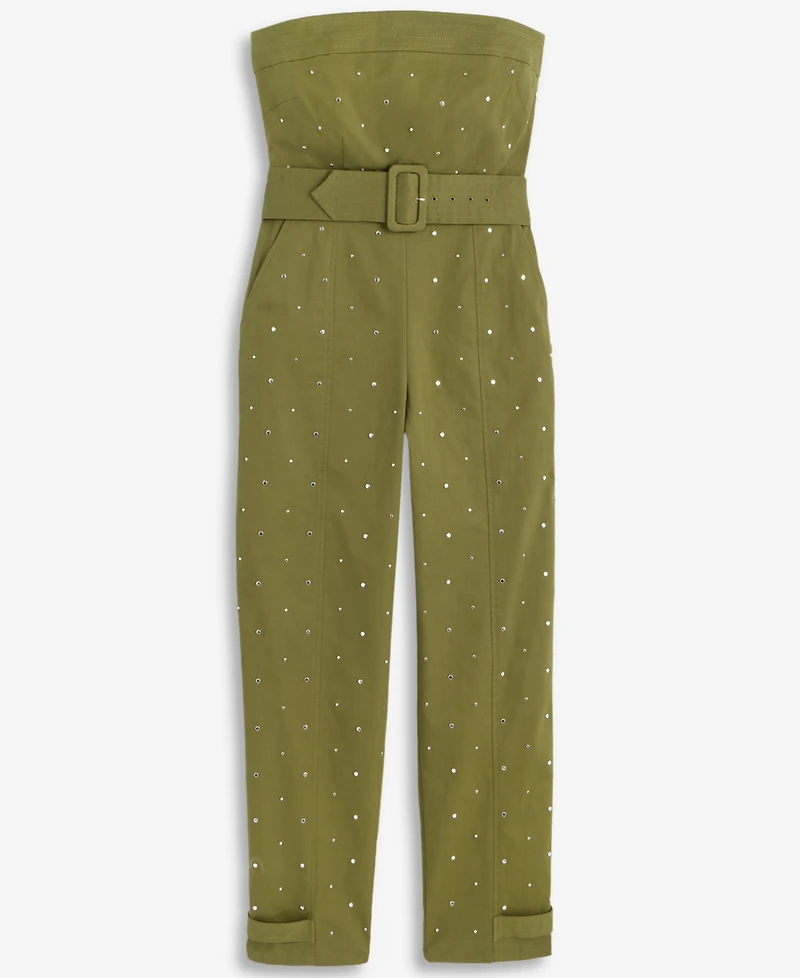 I.n.c. International Concepts Women's Embellished Strapless Jumpsuit, Macy's Exclusive