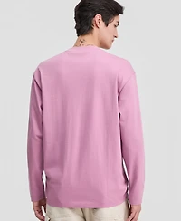 Hugo Boss Men's Long-Sleeve Logo Graphic Crewneck T-Shirt