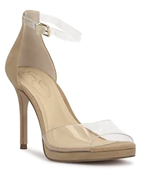 Jessica Simpson Women's Daisile Ankle Strap Heeled Sandals
