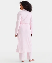 Charter Club Women's Lace-Trim Pointelle Robe, Macy's Exclusive