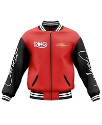 Canelo Vs Crawford Men's Black Full-Zip Bomber Jacket