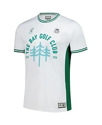 Barstool Golf Men's White/Green The Bay Club Tgl Team Jersey