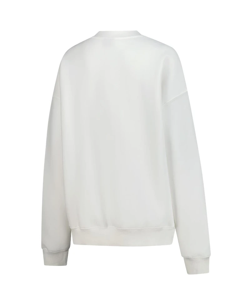 Hype and Vice Women's White Notre Dame Fighting Irish Classic Era Sweatshirt