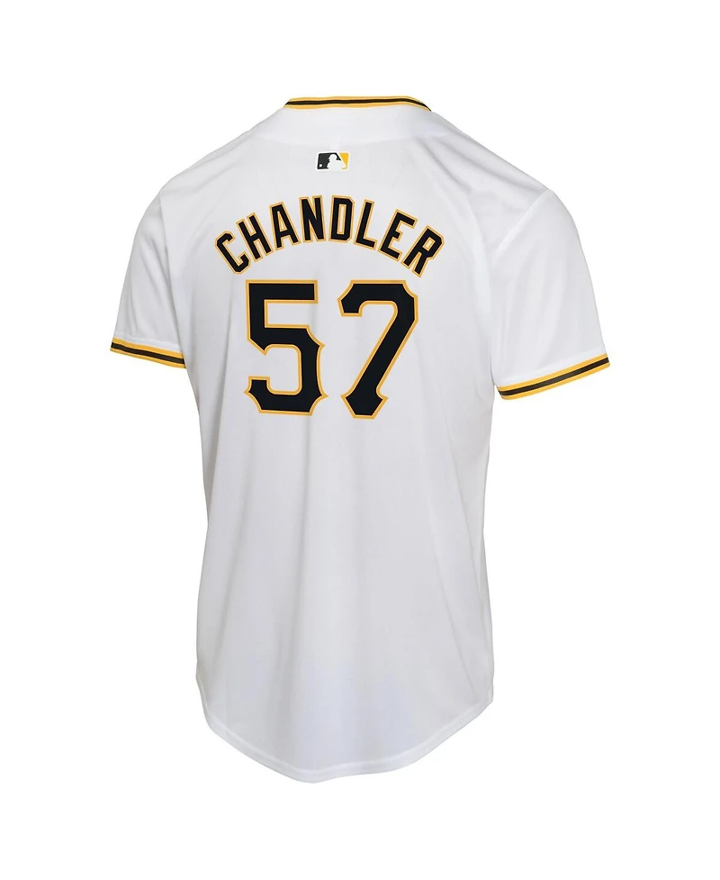 Nike Big Boys and Girls Bubba Chandler White Pittsburgh Pirates Home Player Game Jersey