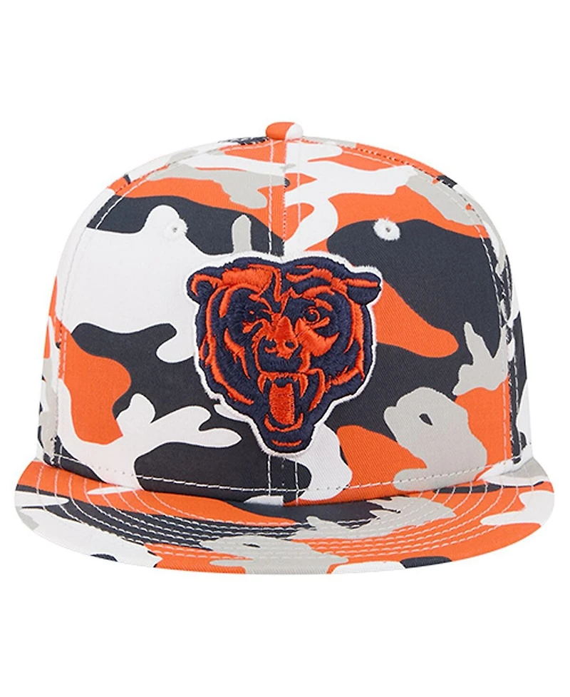 New Era Men's Orange/Navy Chicago Bears 59FIFTY Fitted Hat