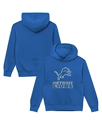 Outerstuff Toddler Blue Detroit Lions Back to Basics Hoodie
