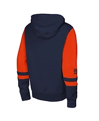 Outerstuff Big Boys and Girls Navy Detroit Tigers Stadium Color Block Full-Zip Hoodie