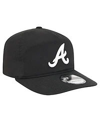 New Era Men's Black/White Atlanta Braves 19TWENTY Adjustable Hat