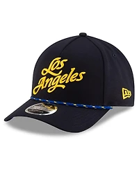New Era Men's Midnight Blue Los Angeles Rams 2025 Rivalries Collection Sideline A-Frame 9FORTY Adjustable Hat