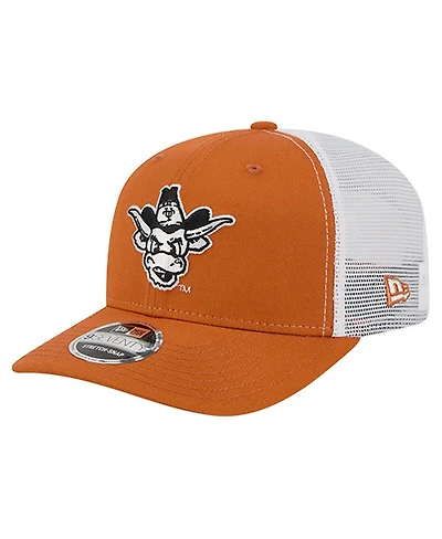 New Era Men's Texas Orange Texas Longhorns Team 9SEVENTY Coolera Trucker Adjustable Hat