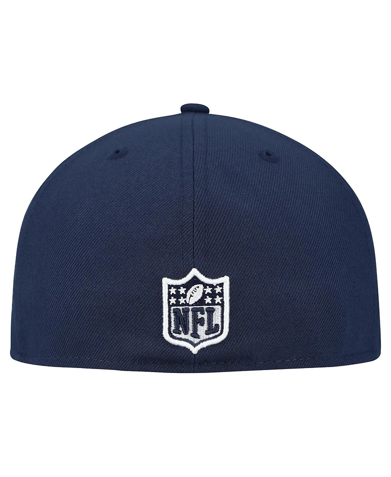 New Era Men's Navy Dallas Cowboys Tri-Hit 59FIFTY Fitted Hat