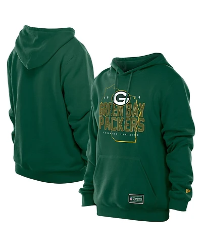 New Era Men's Green Bay Packers Combine Authentic Local State Throwback Hoodie