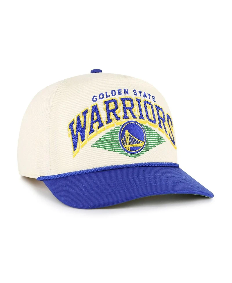 '47 Brand Men's Cream/Royal Golden State Warriors Pomona Two-Tone Rope Hitch Adjustable Hat