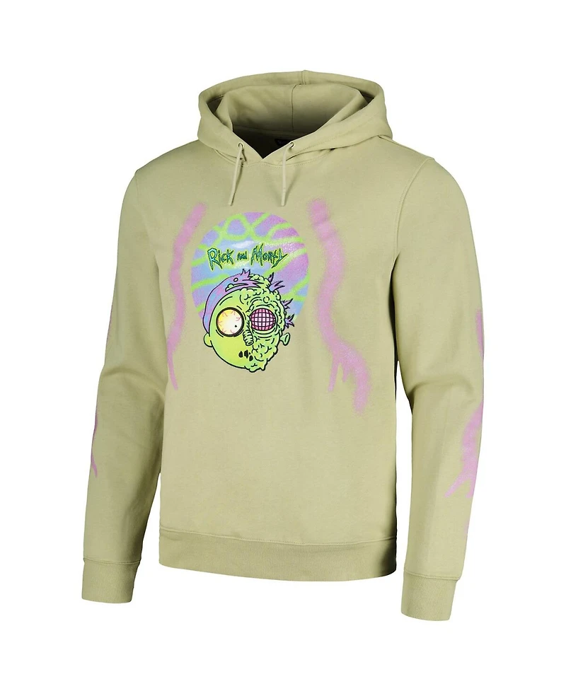 Freeze Max Men's And Women's Olive Rick Morty Pullover Hoodie