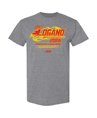 Team Penske Men's Heather Charcoal Joey Logano 2026 Nascar Schedule T-Shirt
